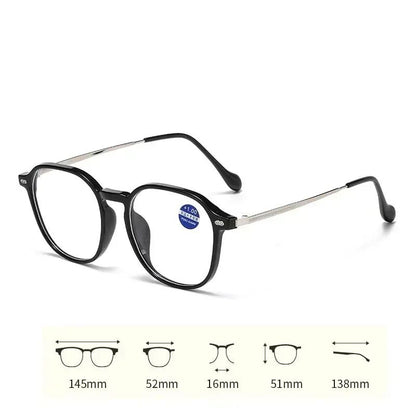 Fashion Multifocal Reaing Glasses Men Women Luxury Progressive Presbyopia Unisex Ultralight HD Lens Far Sight Eyewear +1.0+4.0