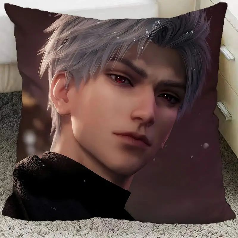 Game Love and Deepspace Sylus Pillow and Pillowcase Double Sided Pattern Throw Pillows 40x40cm