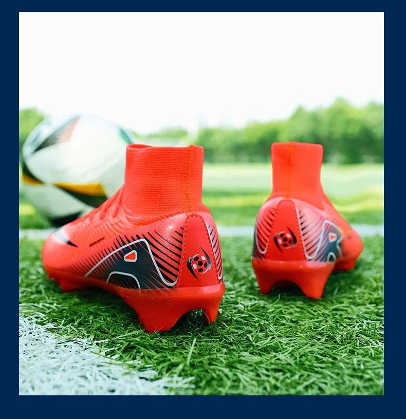 Men Soccer Shoes Society Professional Soccer Cleats Adult Fast Turf Training Football Shoes Outdoor Futsal Football Field Boots