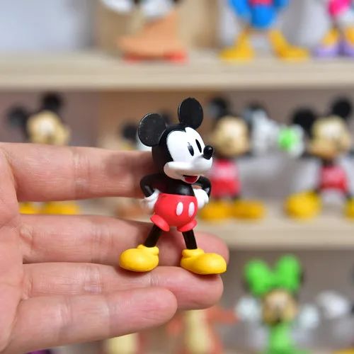 Disney Steamboat Willie Mickey Mouse Anime Figure Model Toys Cake Desktop Decoration Collectible Dolls Toys Gifts for Children