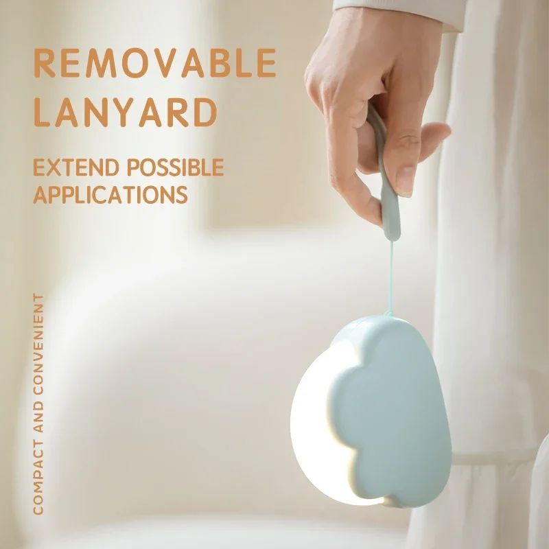 Cloud Night Light Mini USB Rechargeable Adorable Cloud Shape LED NightLight For Bedroom Baby Children Creative Gift Bedside Lamp