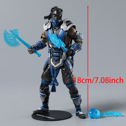Scorpion Sub-Zero Mortal Kombat Boneco Articulado de 18 cm