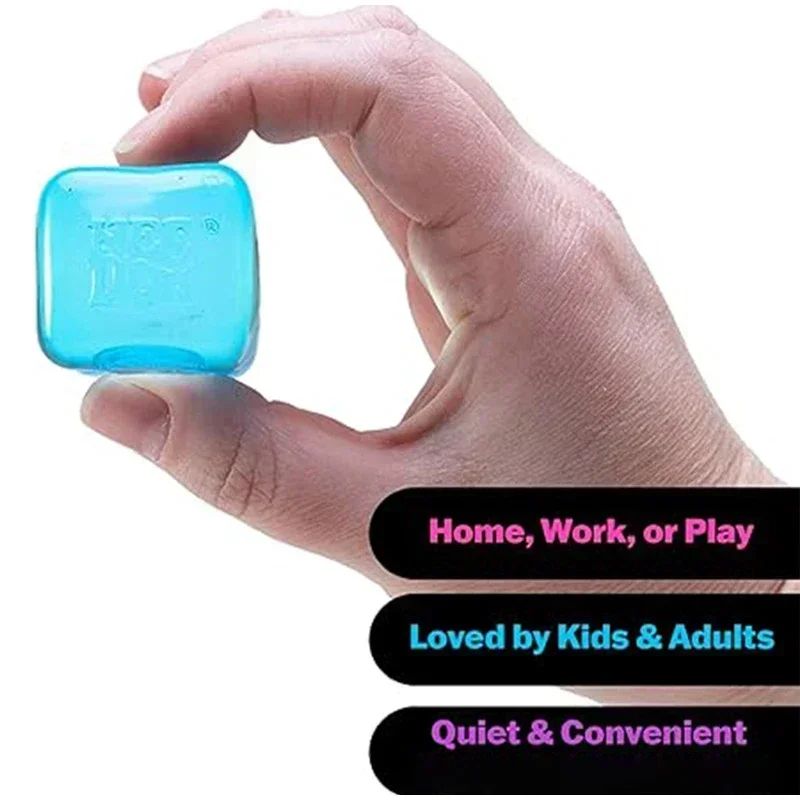 3pcs Nee Doh Jellyfish & Cube Squish Toy - Soft Jelly Squeeze Stress Relief Fidget, Sensory NeeDoh for Kids & Adults 2026@?