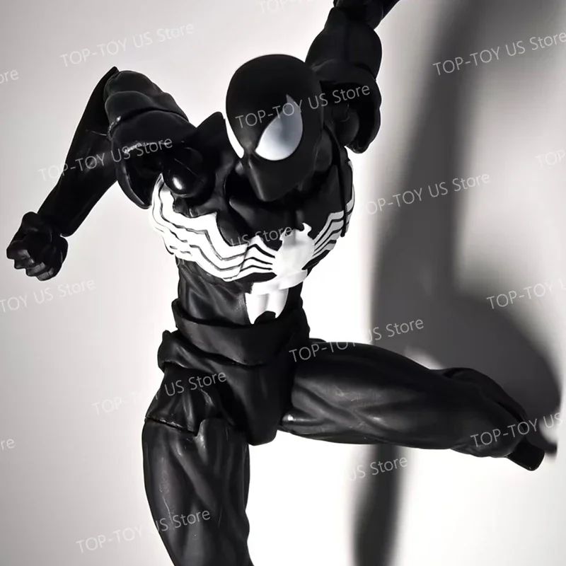 Em estoque: Bonecos de Ação de Anime Homem-Aranha com Traje Simbionte e Aranha Escarlate da Mess Toys - Conjunto de Presente Colecionável