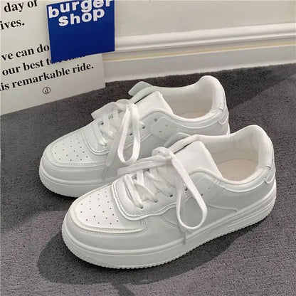 Tennis Sneakers Woman Spring Autumn Sports Board Shoes Fashion Comfort Colorful Casual Academy Style Little White Shoes Female