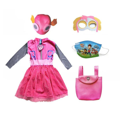 Anime Dog Patrol Kids Cosplay Costume Marshall Chase Skye Zuma Rubble Children Tops Pants Patrol Uniform Halloween Costume