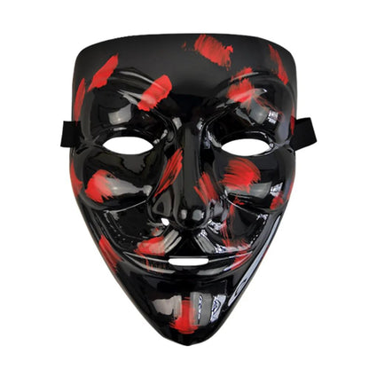 Multi Style V for Vendetta Anonymous Mask Silver V Smile Masks Anime Halloween Cosplay Guy Fawkes Masque Adults Joker Gold Mask