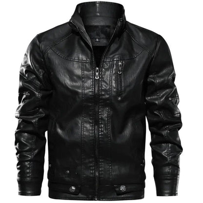Mens Leather Jackets High Quality Classic Motorcycle Jacket Male Plus faux leather jacket men spring Drop shipping