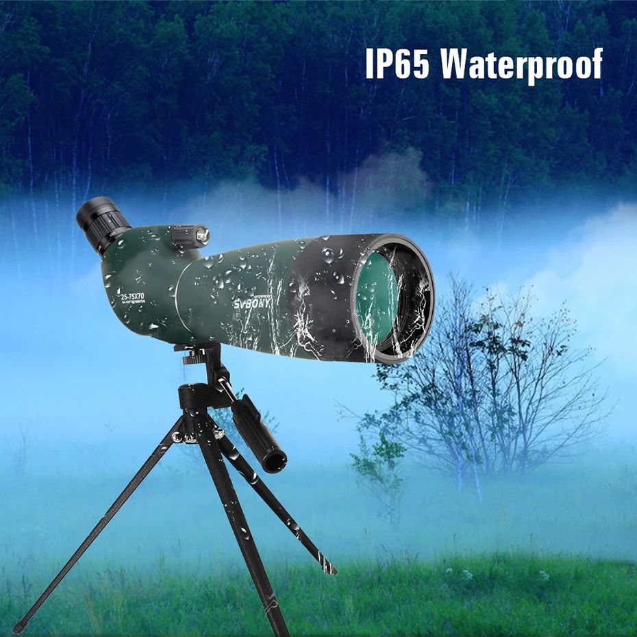2026 New 25-75x70 Telescope Spotting Scope Powerful Zoom Monocular FMC BAK4 Waterproof for Bird Watching Target Shotting