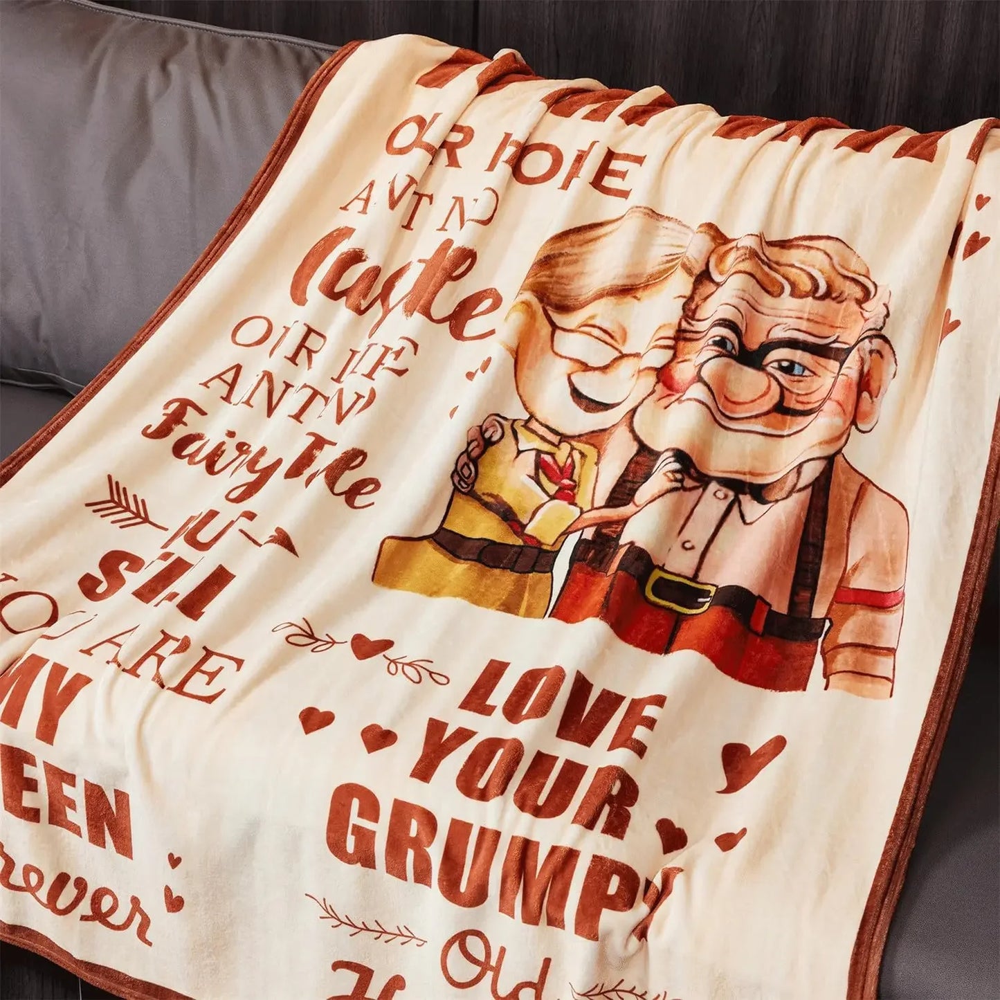 [SummerVibes] CLASSIC Wife Blanket Gifts for Wife on Mothers Day To My Wife Soft Throw Blanket Christmas Birthday Present for Wife From Husband Romantic Gifts for Her,All-Season Universal Blanket