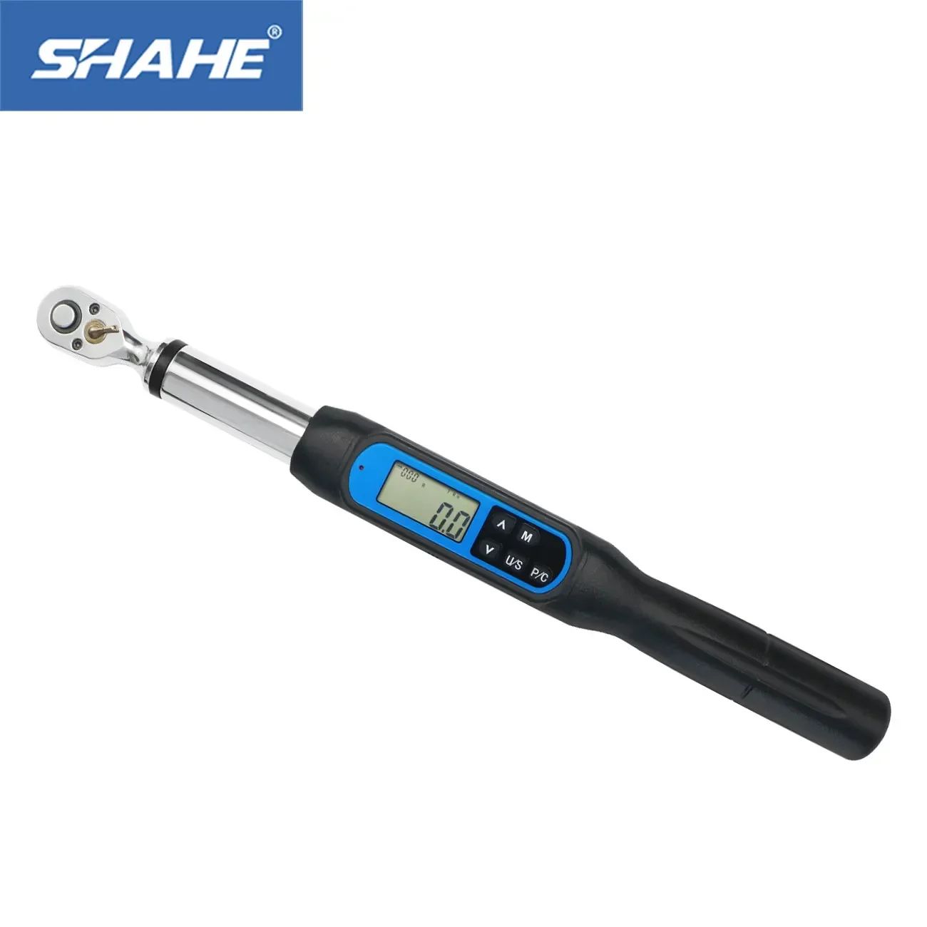 Chave de Torque Digital Shahe de 1/2'' Conjunto Eletrônico com Buzzer e LED Chaves de Torque Eletrônicas Ajustáveis Ferramenta para Reparo Automotivo