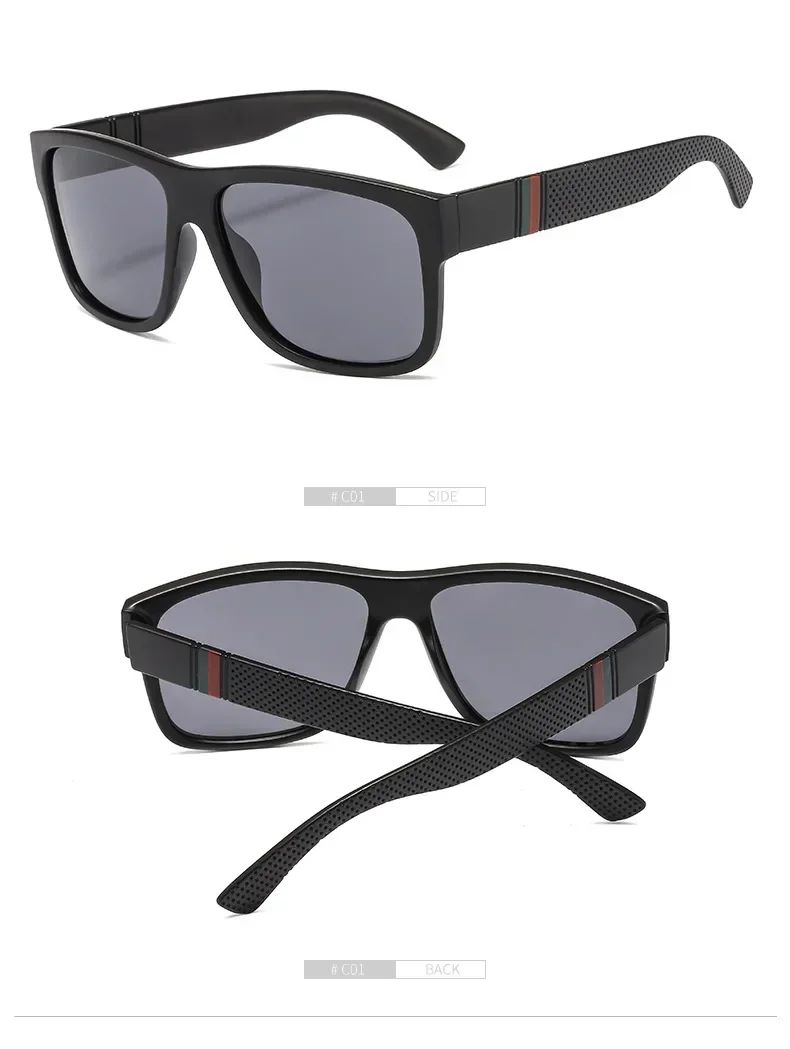 2025 Luxury Brand Polarized Sunglasses Men High-End Outdoor Glasses Fashion Square Driving Eyewear Travel Sun Glasses UV400