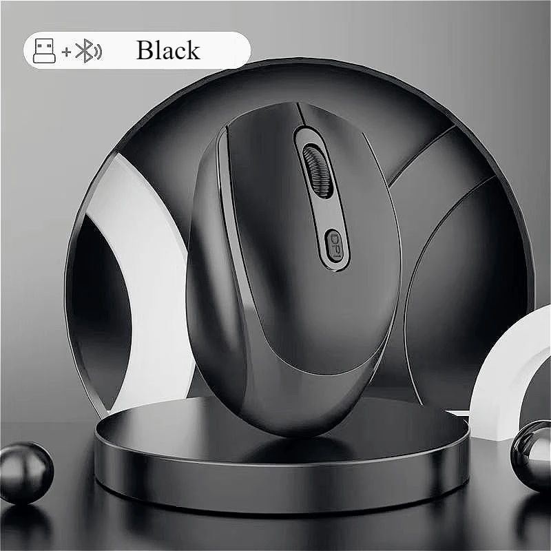 MINGCVIL Wireless Mouse RGB Rechargeable Bluetooth Mice Wireless Computer Ergonomic Gaming Mouse for Laptop PC adjustable DPI