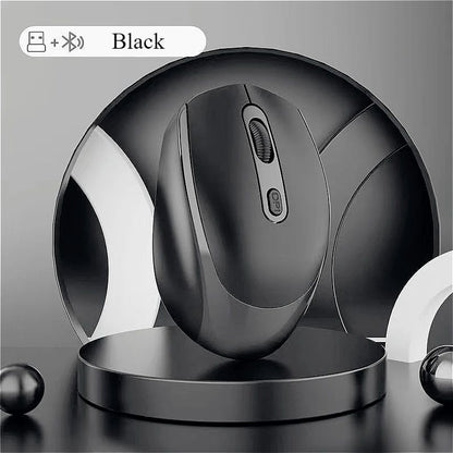 MINGCVIL Wireless Mouse RGB Rechargeable Bluetooth Mice Wireless Computer Ergonomic Gaming Mouse for Laptop PC adjustable DPI