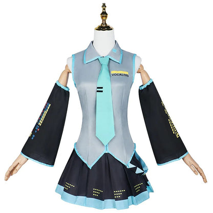 Anime Karakter Prestaties Kleding Hatsune Miku MIKU Anime Kleding Cosplay Kleding Rok Hetzelfde Pak Pruik Accessoires Halloween