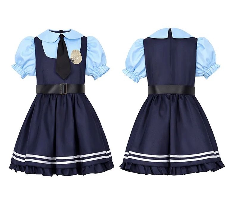 New Animal Judy Hopps Halloween Cosplay Costume For City Rabbit Police Officer Zoo Costume Fancy Dress Up Gifts Adult Children
