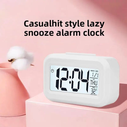 Bedside Table Alarm Clock Date Temperature Function Children's Bedroom Clock Home Offices Desktop Clock Desk Decor Digital Child