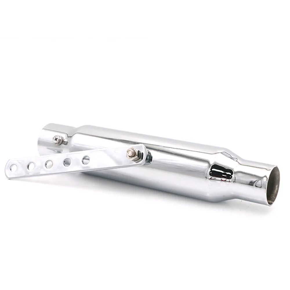 38/40/43/45mm Universal Retro Motorcycle Muffler Exhaust Pipe Rear Pipe Tube For Harley Exhuast XV950 M800 1200 XL883 Racing