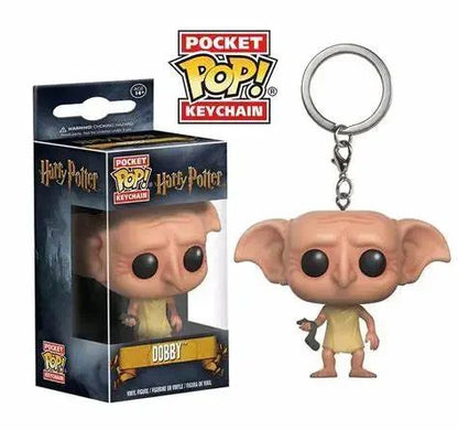 Funko Pocket Chaveiro Brinquedo Hermione Granger Dobby Dumbledore Malfoy Ginny Ron Hedwig Snape Voldemort Luna Pop de Bolso Chaveiro Brinquedo