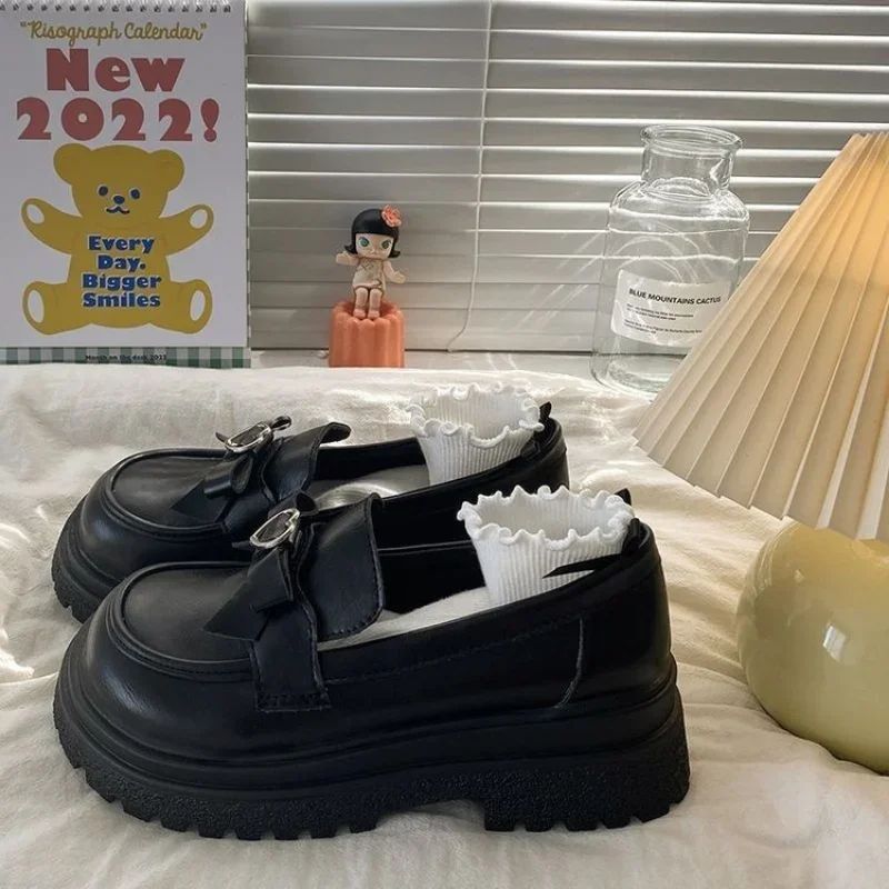 Sapatos Femininos de Salto Alto Mary Jane Loafers Lolita Sapatos de Vestir Femininos Designer Feminino Outono Primavera Novas Bombas Zapatillas