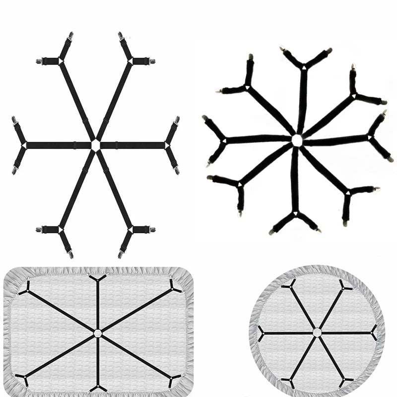 Bed sheet anti slip fastener, tablecloth, sofa cushion, elastic rope clip, bed sheet fixing buckle, duvet cover, anti slip strap