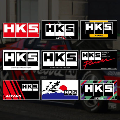 Para Adesivo HKS JDM Decalques de Corrida Moto Scooter Janela Automotiva Para-choque Decoração de Carro Acessórios Modificados ADVAN