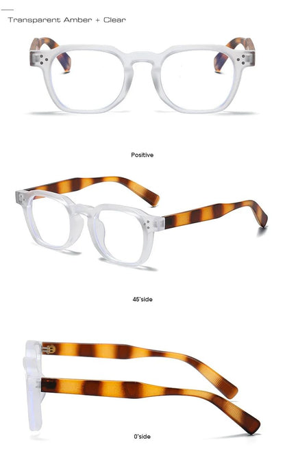 JNPCXI Fashion Vintage Rivet Oval Sunglasses Women Men Luxury Leopard Sun Glasses Anti Blue Light Eyeglasses Frame