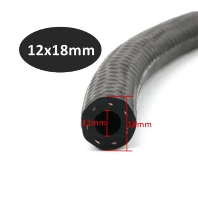 Mangueira de Borracha Resistente a Óleo Diesel de Gasolina Tubo de Carro 4 5 6 8 10 12 13 14 16 19 22 25mm de Diâmetro Flexível NBR Tubo de Borracha para Combustível