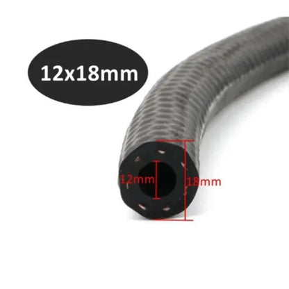 Mangueira de Borracha Resistente a Óleo Diesel de Gasolina Tubo de Carro 4 5 6 8 10 12 13 14 16 19 22 25mm de Diâmetro Flexível NBR Tubo de Borracha para Combustível