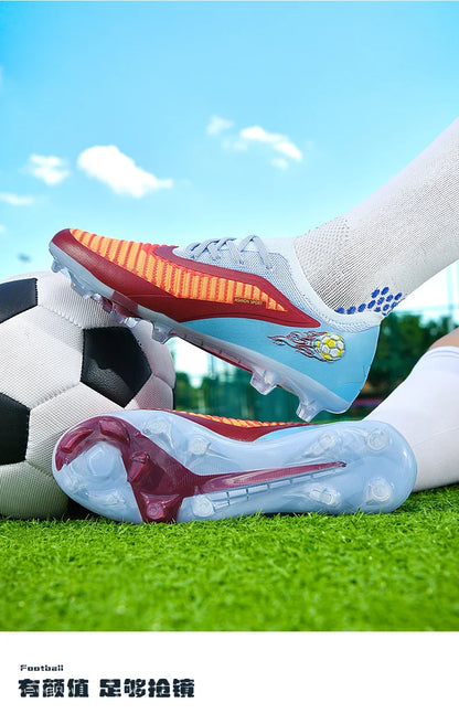 Men Soccer Shoes Original Fast Professional Unisex Cleats Low Cut Football Field Boot Non Slip Comfortable Outdoor Sneaker Match