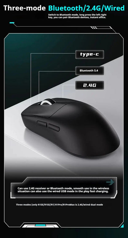 VGN Vxe Dragonfly R1 SE E-Sports Wireless Mouse Game Long Battery Life Paw3395 Lightweight Ergonomic Three-Mode Bluetooth Mouse