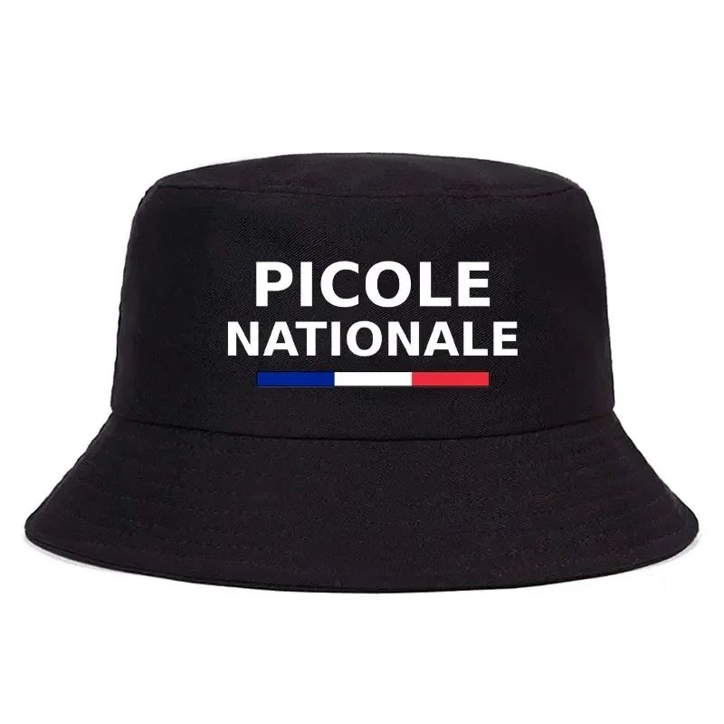 Summer Picole Nationale Bob Man Reversible Bucket Hat Women Cotton Fisherman Cap Unisex Outdoor Sport Sun Activities Panama