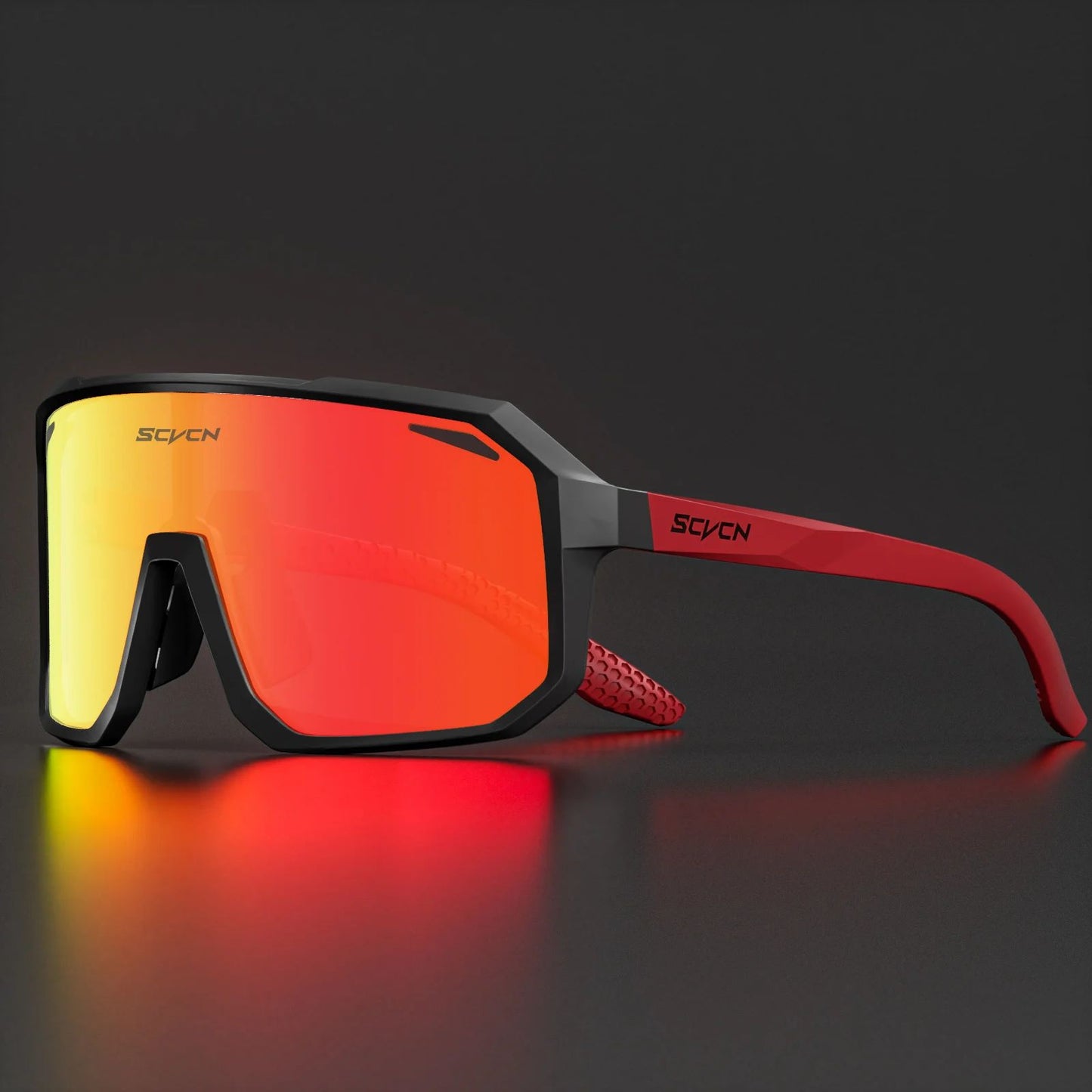 SCVCN Photochromic Cycling Glasses Bike Mountain Bicycle Golf UV400 Sunglasses Sport Protection Glasses for Men Women Baseball