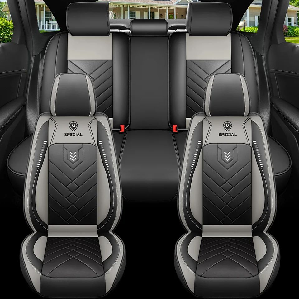 Car Seat Cushion Four Seasons Universal Artificial Leather Seat Cover 2026 Newly Upgraded Waterproof Seat Cover car accessories