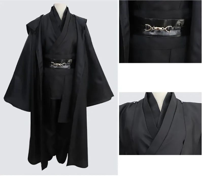 Star Cosplay War Anime Jedi Costume Anakin Replica Rob Halloween Outfits Clothes For Women Men Plus Size 4XL