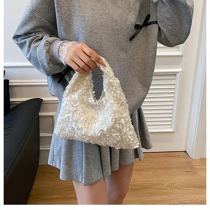 Exquisite Shining Sequins Square Women's Shoulder Bag Popularity Stylish Design Handbags High Quality Solid Sweet Crossbody Bags