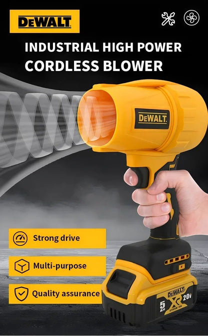 Soprador sem fio DeWalt 30000RPM Turbina elétrica Aspirador de pó doméstico Remoção de poeira portátil recarregável Ferramentas elétricas 20V