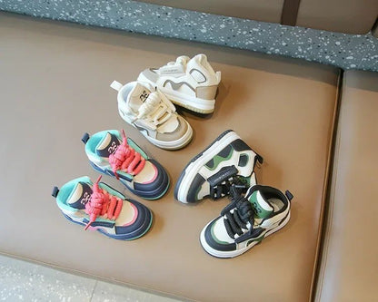 Girls Boys Sport Shoes Four Seasons Children's Sneakers Non-slip Student Shoes Soft Bottom Kids Casual Shoes Girls Outdoor Shoes