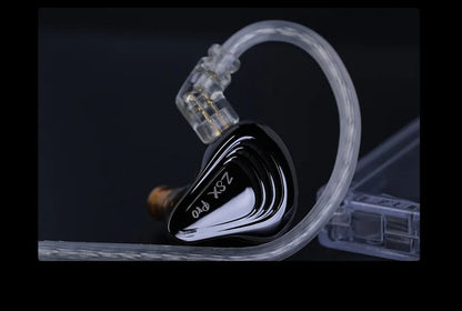 KZ ZSX Pro 5BA+1DD 12mm Drive Hybrid Drive Unit Earphones HIFI Music Earbuds Sport Game Headsets 2PIN Replaceable Cable ZSXPRO