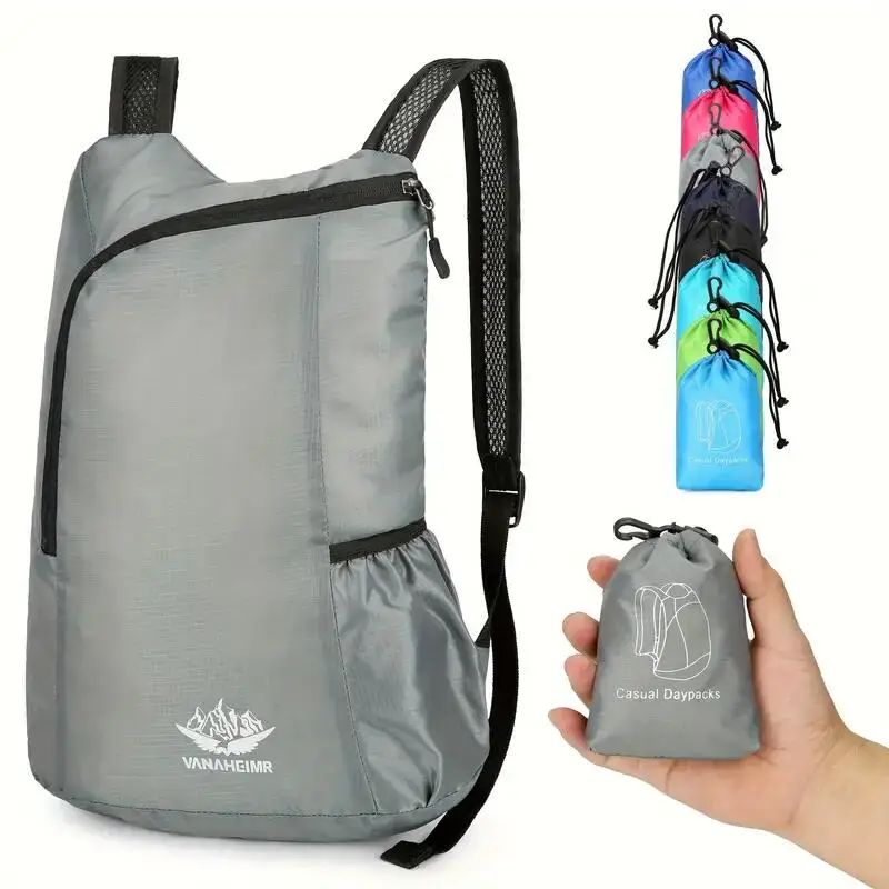 2025 New 1-Pack Multifunctional Ultralight Backpack - Foldable and Portable - Perfect for Cycling, Hiking and Travel Essentials
