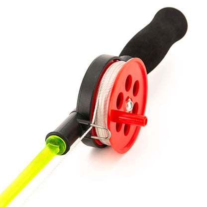 NOVO Para Pesca ao Ar Livre Acessórios Portáteis Vara de Pesca de Caranguejo com Clipe 34cm Gelo de Inverno ao Ar Livre (aleatório)
