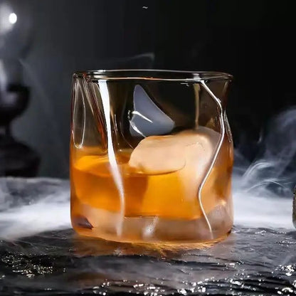 Copo de uísque cinza-fumaça 190ml, copo Old Fashioned de base pesada, conjunto de presente para bar, caneca de cerveja de cristal, direto da fábrica