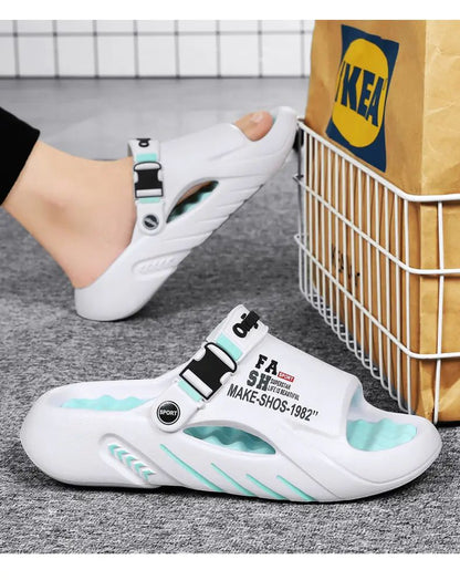 Flip Flops Male Massage Slippers Outdoor Sandals Beach Clogs Indoor Comfortable Soft Slides Men Casual Shoes Women Home Slippers