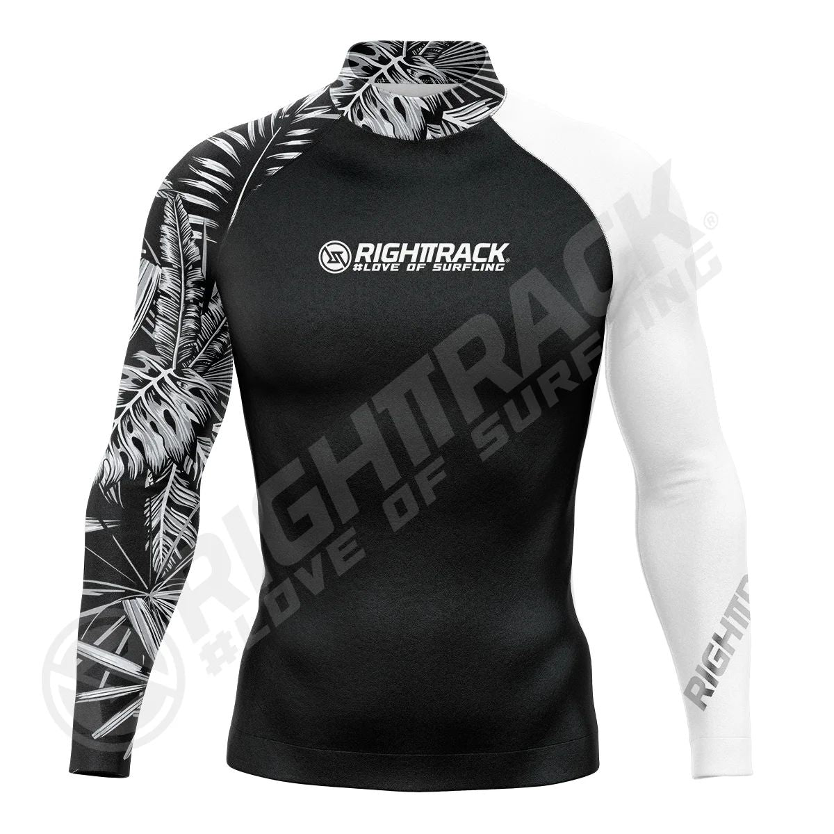 New Men's Surfing Shirt Lycra Rashguard Surf Sportswear Beach Sunscreen UV Protection Swimwear UPF50  RIGHTTRACK Clothes