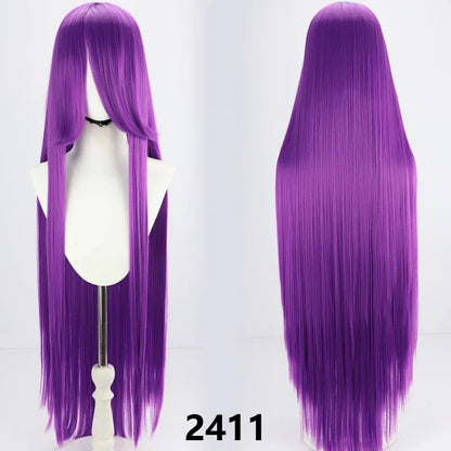 Perucas sintéticas de cabelo rosa com volume de ar, seda de cabelo macia de alta temperatura, cabelo a granel, peruca longa, cacheada, de ondas grandes, lisa, para Cosplay