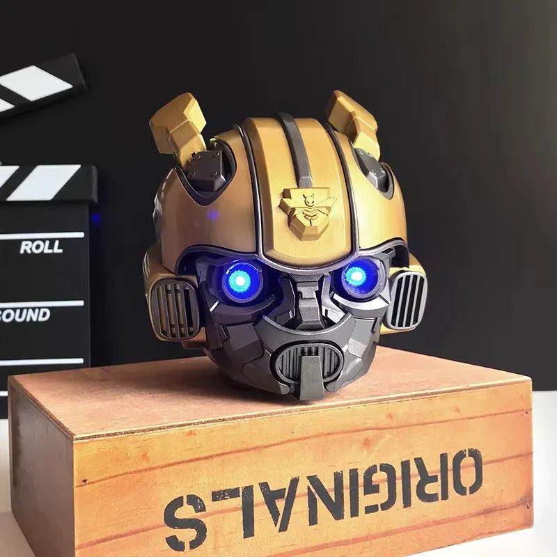 Alto-falantes Bluetooth Bumblebee Transformers Novo Desenho Animado Criativo Sem Fio Cartão Mini Externo Pequeno Acústica Megafone Echo Dot
