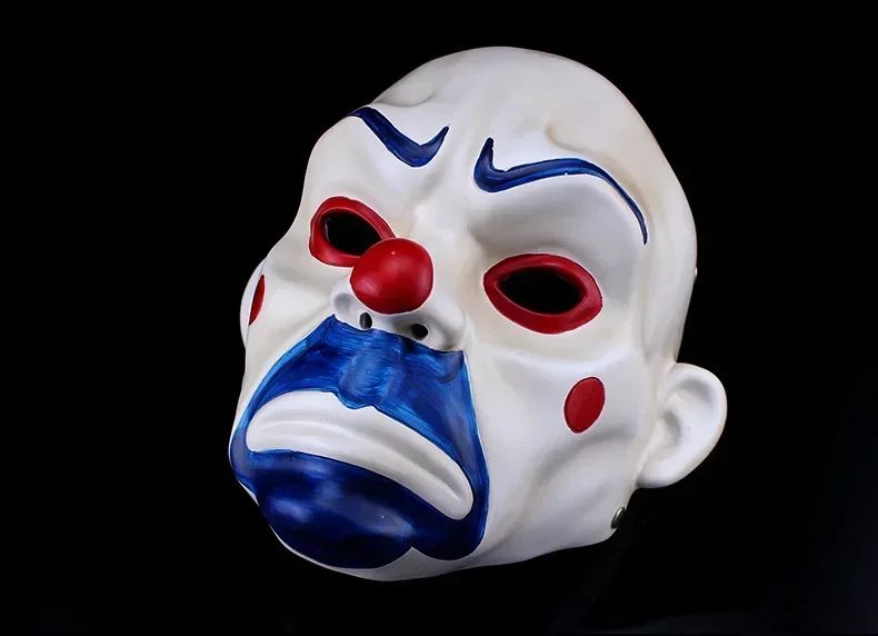 2026  Mask for Halloween Party Clown Accessories Dark Knight Joker Thief