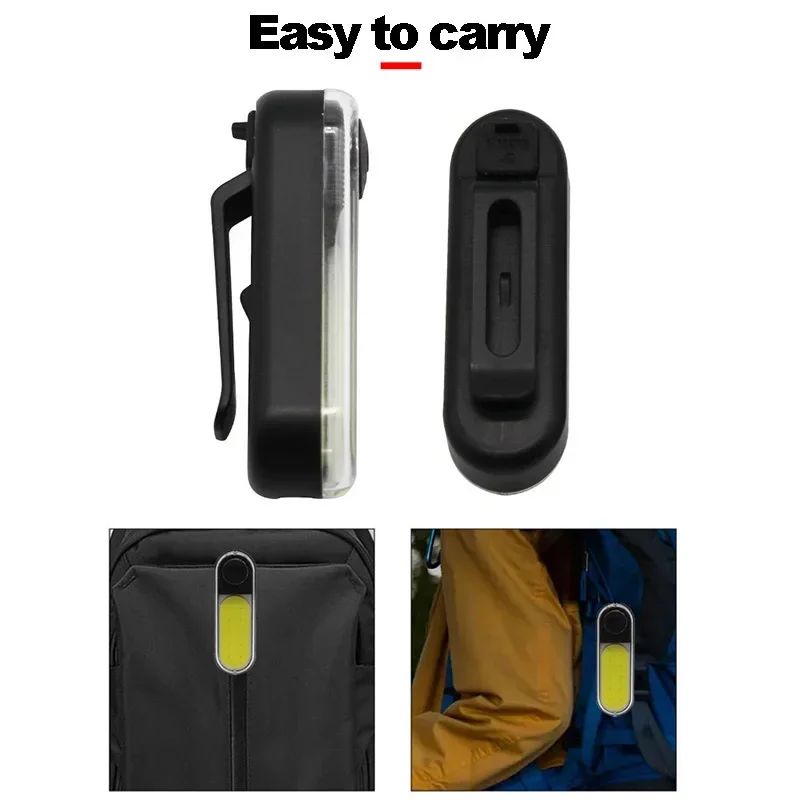 BUCKLOS Bike Light COB Front Rear Bicycle Lights LED Rechargeable Mountain Road Bicycle Lamp MTB Tail Light Cycling Flashlight