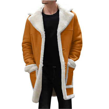Men Coat Winter thicken to keep warm Outwear two way wear Coat Mens gentle Parka Jackets Long Overcoats male Brand Clothing