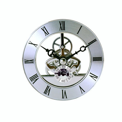 DIY Creative Mechanical Clock Ornament Frameless Metal Skeleton Clock Movement Home Silent Clock Living Room Office Decoration
